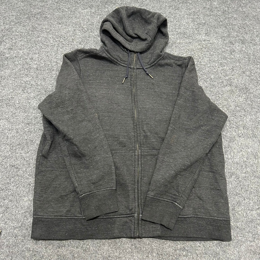 Carhartt Hoodie Womens Size 2X Charcoal Gray Relaxed Fit Full Zip Workwear